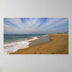Poster View from the Wedge, Newport Beach, California