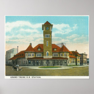 Poster View of Congress Street from the Fidelity