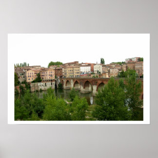 Poster View of the old bridge (photo)