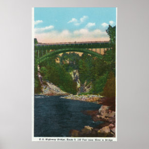 Poster View of the US Hwy Bridge, Route 9