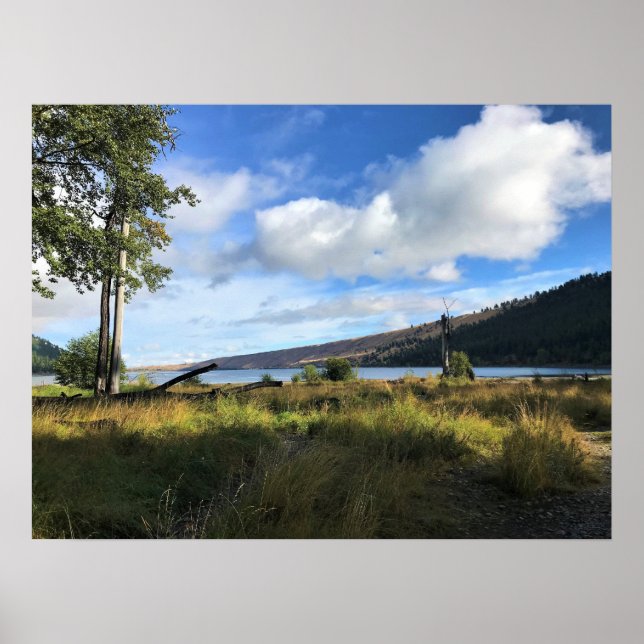Poster View of Wallowa Lake (Devant)