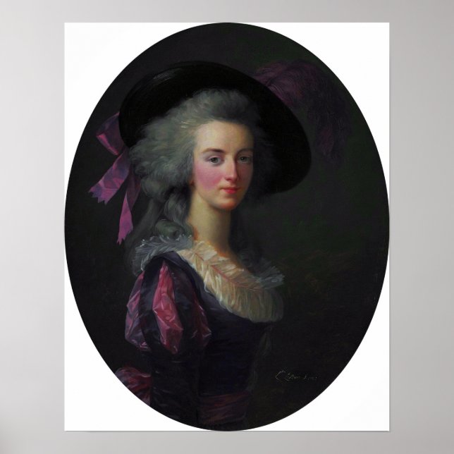 Poster Vigée Le Brun - Charlotte Marie Felicite (Devant)
