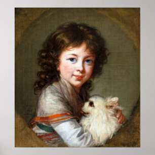 Poster Vigée Le Brun - Elisabeth Isabella Mniszech
