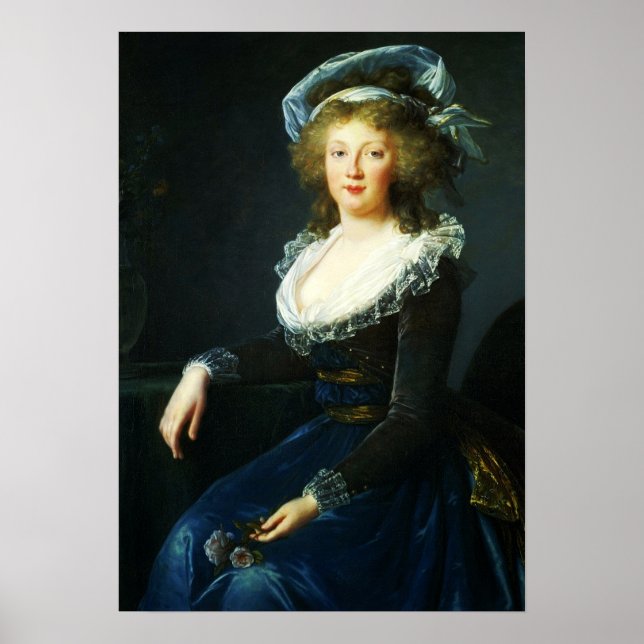 Poster Vigée Le Brun - Maria Teresa Di Borbone Naples (Devant)