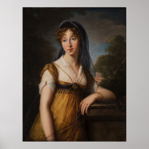 Poster Vigée Le Brun - Portrait D'Une Femme 1803