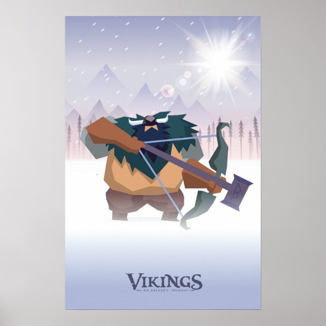 Poster Viking berserker (Devant)