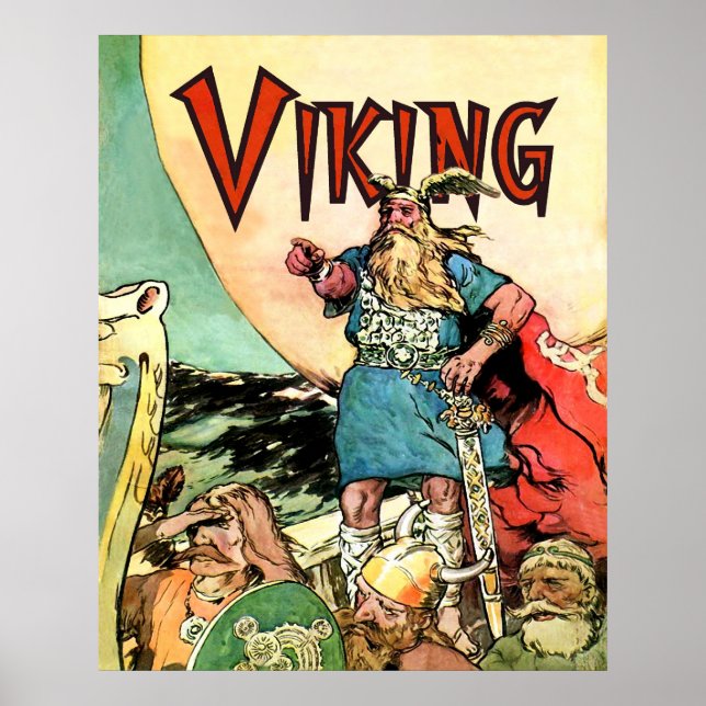 Poster Viking Norse dieux à trois Sweat - shirts à capuch (Devant)