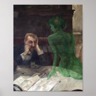 Poster Viktor Oliva The Absinthe Drinker