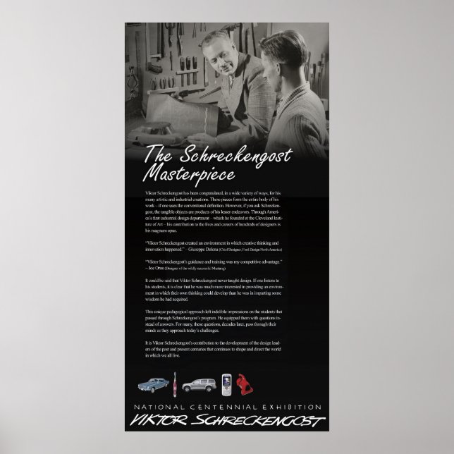 Poster Viktor Schreckengost L'héritage des étudiants (Devant)