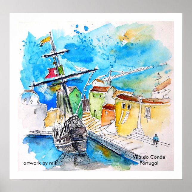 Poster "Vila do Conde 01" (Vorne)