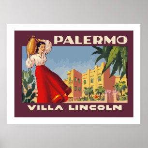 Poster Villa Lincoln (Palerme)
