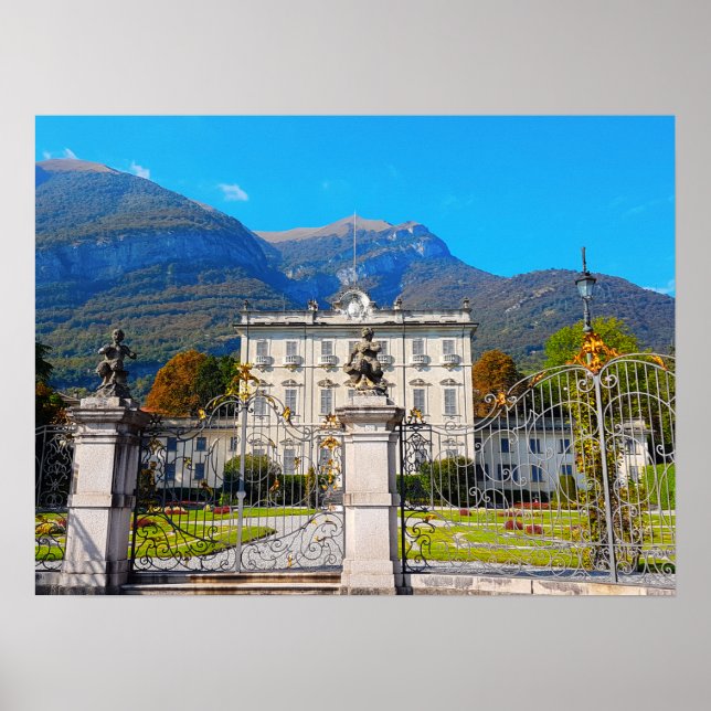 Poster Villa Sola Cabiati Tremezzo Lac de Côme Italie (Devant)