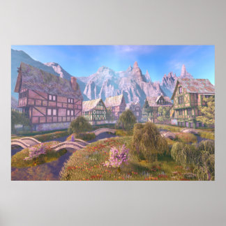 Poster Village Astral