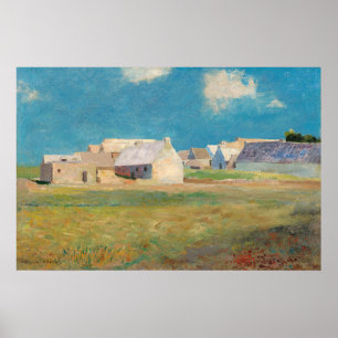 Poster Village Breton - Odilon Redon Art