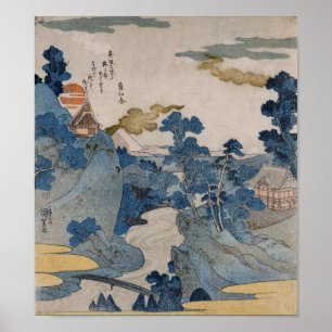 Poster Village de montagne