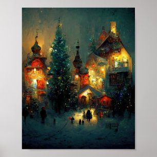 Poster Village de Noël