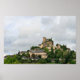 Poster Village de Turenne en France