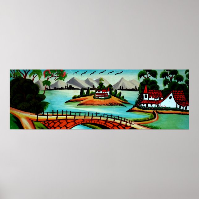 Poster Village du Bangladesh (Devant)
