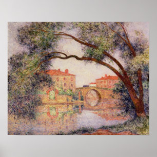 Poster Village in Normandy