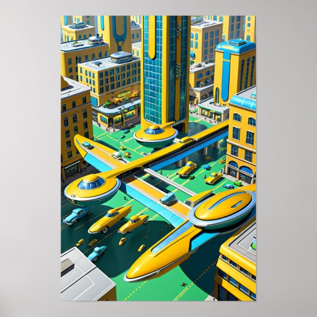 Poster Ville à l'avenir (Devant)