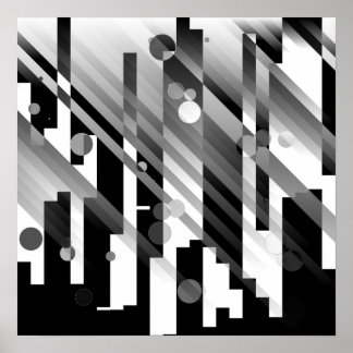 Poster Ville Abstraite
