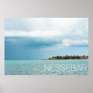 Poster Ville bulgare Nessebar