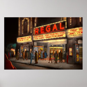 Poster Ville - Chicago IL - La vie nocturne au Regal Thea