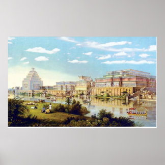 Poster Ville de Babylone