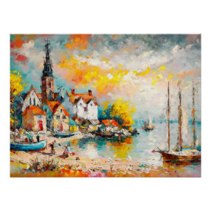 Poster Ville de Chaleur et de Lumière