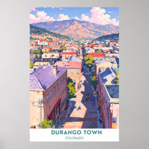 Poster Ville de Durango - Colorado