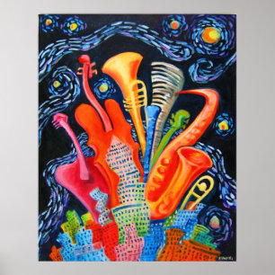 POSTER VILLE DE JAZZ