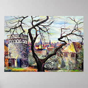 Poster Ville de Luxembourg - Plateau psychédélique du Rha