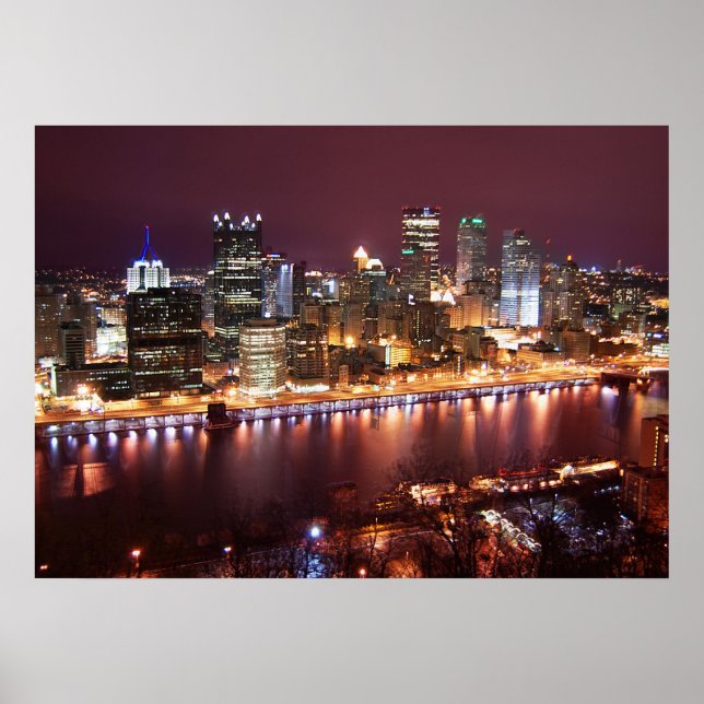 Poster Ville de Pittsburgh (Devant)