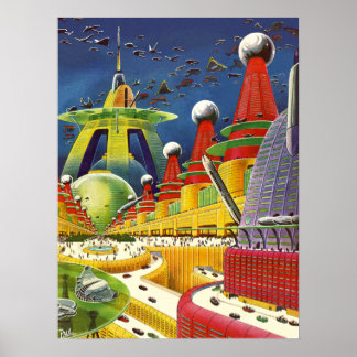 Poster ville de venus