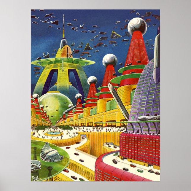 Poster ville de venus (Devant)