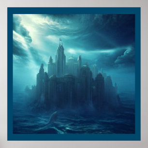 Poster Ville d'Imaginaire d'Atlantis (2)