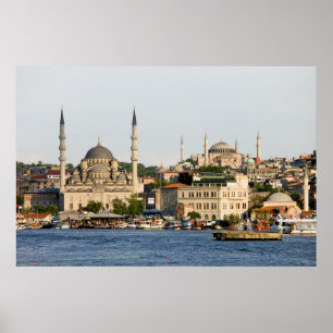Poster Ville d'Istanbul Skyline