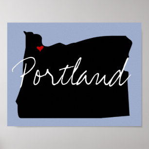 Poster Ville d'Oregon