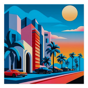 Poster Ville du Futurisme