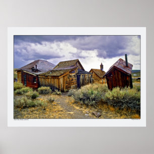 Poster Ville fantôme de Bodie en Californie