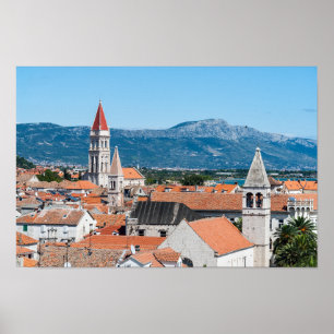 Poster Ville historique de Trogir - Dalmatie, Croatie