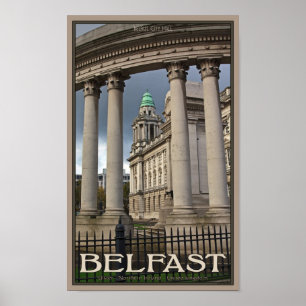Poster Ville hôtel de Belfast