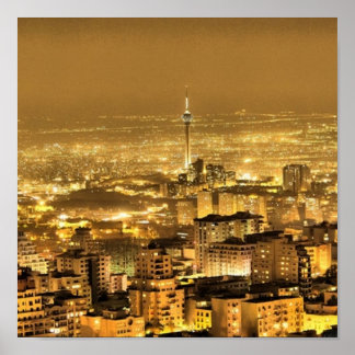 Poster Ville lumière