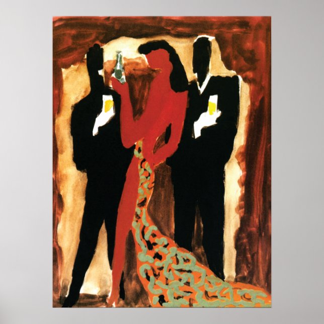 Poster Villemot pour Perrier Ad 1983 (Devant)