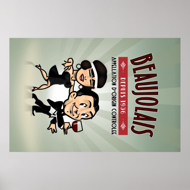 Poster Vin Beaujolais (Devant)