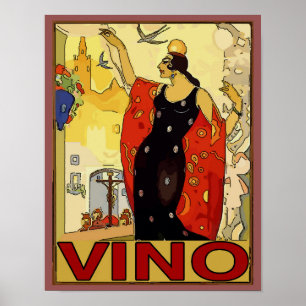 Poster Vin espagnol, vin