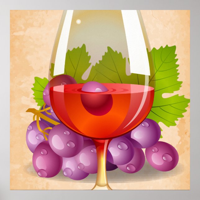 Poster Vin Rouge (Devant)