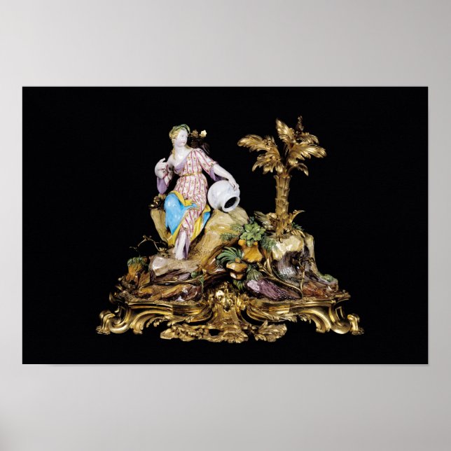 Poster Vincennes Figure d'un Naiad (Devant)