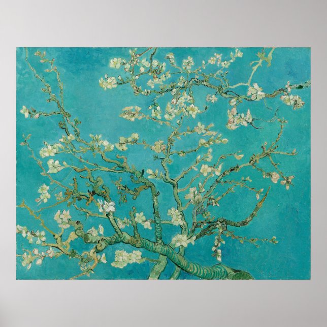 Poster Vincent van Gogh Almond Blossoms (Devant)