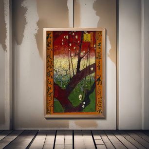 Poster Vincent Van Gogh - Arbre à prune floraison